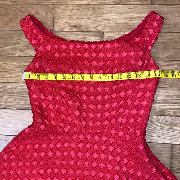 Anthropologie Moulinette Soeurs Minette red silk blend midi dress size 2 - Picture 15 of 17